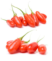 Goji berry isolated on white background