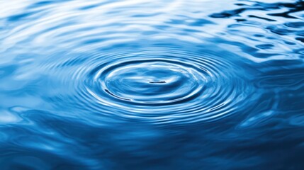 Water Ripples Abstract Blue
