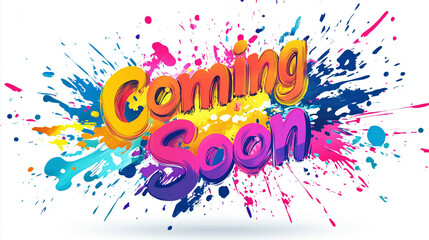 Artistic "Coming Soon" Logo