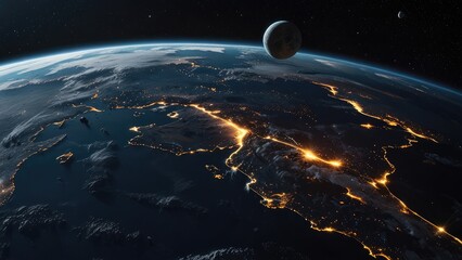 earth in space