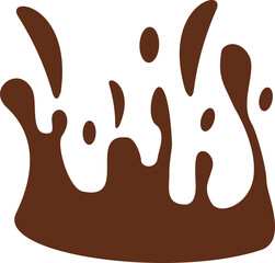Chocolate Splash Vector