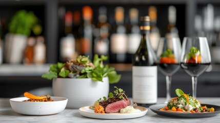 Truffle Soy A5 Wagyu - A5 Wagyu steak enhanced with a luxurious truffle soy sauce.