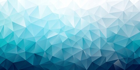 Obraz premium Abstract Blue Gradient Low Poly Background, low poly, gradient, abstract