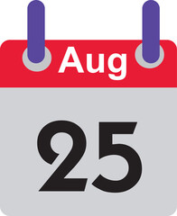 Date calendar one to  thirtine days Print