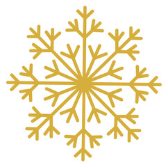 golden snowflakes winter cold ice christmas