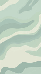 Fototapeta premium Abstract green wave pattern