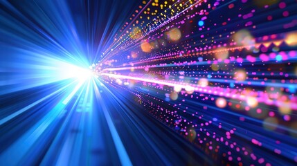 Obraz premium Abstract Light Speed