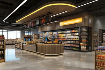 Modern Convenience Store Interior Design