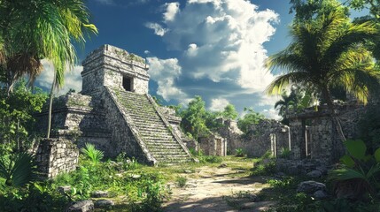 Obraz premium Mayan ruins