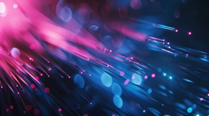 Fototapeta premium Abstract Fiber Optic Lights