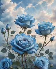 Light Blue Roses