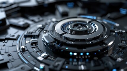 Abstract backdrop features a circle background. The shapes are circular and decorative.