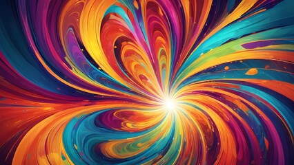 Obraz premium abstract fractal background with swirls