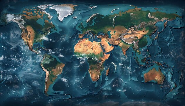 Ancient Earth: Pangaea Restored - A Detailed Map of the Supercontinent