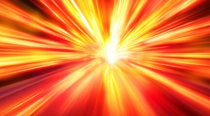 Obraz premium Abstract Red and Yellow Radial Burst Background