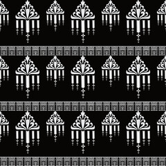 set of silhouettes of houses