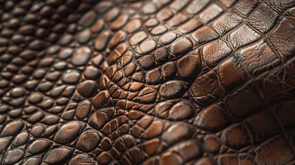 Fototapeta premium Close-up of textured leather background