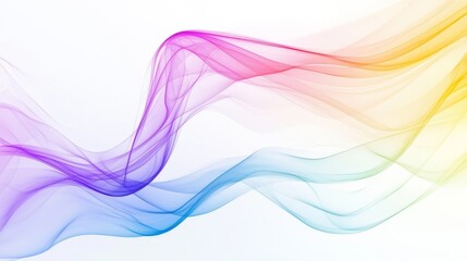 Abstract gradient on white background, smooth transitions