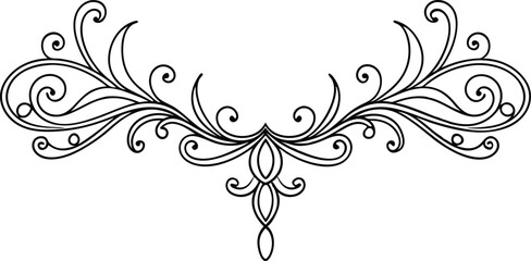 Hand drawn ornamental dividers Vector illustration