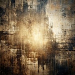 Obraz premium Abstract Grunge Texture with Brown and Black Brushstrokes, Abstract Background, Grunge Background, Texture Background