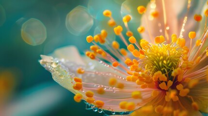 Flower photography taken with a wide-angle macro lens.