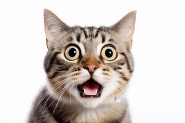 Obraz premium Shocked cat