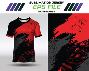 Jersey or T-shirt Design For Sublimation Print