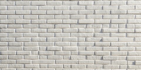 Fototapeta premium White Brick Wall Texture, Background, Construction, brick , wall, texture