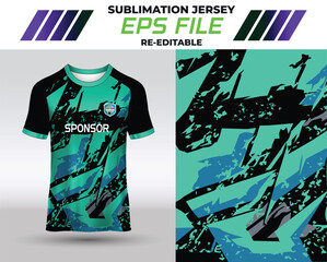 Jersey or T-shirt Design For Sublimation Print