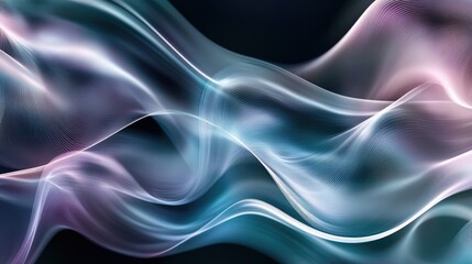 Obraz premium Abstract modern wave background with energetic lines and smooth transitions, offering a sophisticated and dynamic look for digital and print content.