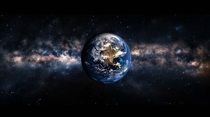 Naklejka premium Photographs of the Earth in space