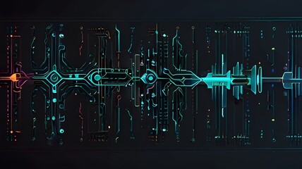 Obraz premium technology background