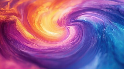 Fototapeta premium Dynamic abstract background with vibrant, swirling colors and fluid motion, ideal for creating eye-catching design templates.