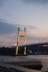 Fototapeta premium Taken in Yeosu Bridge, South Korea