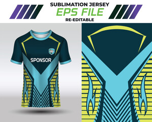 Jersey or T-shirt Design For Sublimation Print