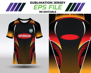 Jersey or T-shirt Design For Sublimation Print