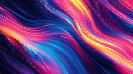 Vibrant modern wave background featuring fluid, dynamic lines and energetic motion, ideal for adding a contemporary touch to digital media.
