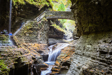 View to fall in gorge