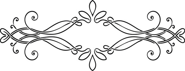 Hand drawn ornamental dividers Vector illustration