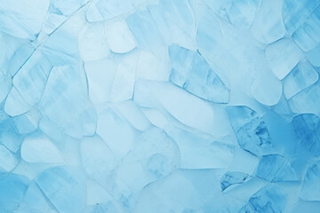 Obraz premium Processed collage of thick layer of cracked ice texture. Background for banner, backdrop or texture