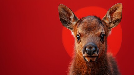 Fototapeta premium deer in the zoo