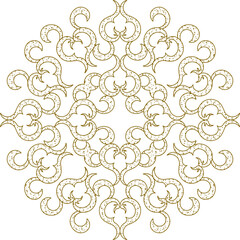 Sketch vector illustration silhouette design detail icon logo symbol mandala rosette floral classic vintage