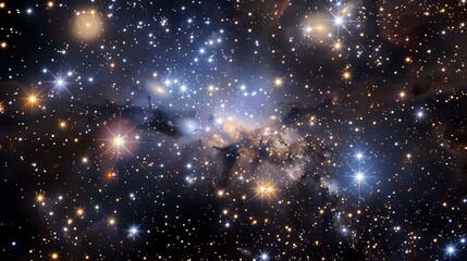 Fototapeta premium Mesmerizing Star Cluster in Deep Space Cosmic Beauty