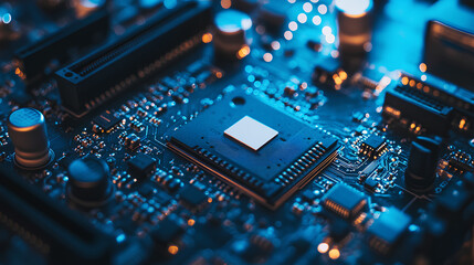 Semiconductor circuit board inside a computer