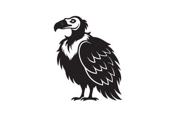Vulture silhouette vector illustration, Vulture silhouette vector Vulture silhouette line art