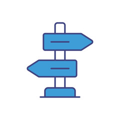 Street Sign vector icon ready to use for apps and websites