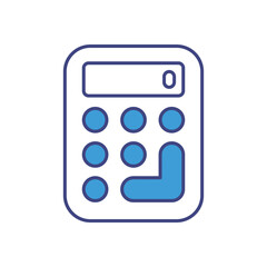 Calculator vector icon ready to use for apps and websites