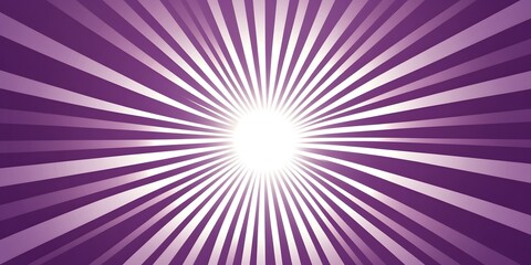 Fototapeta premium Sunburst purple star burst purple retro line background