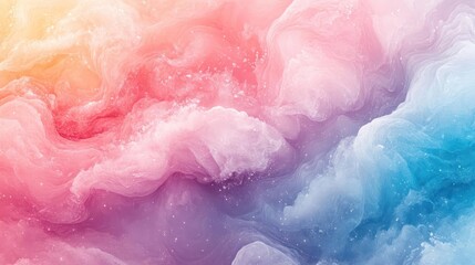 Fototapeta premium A vibrant collage of colorful clouds in a beautiful abstract design.