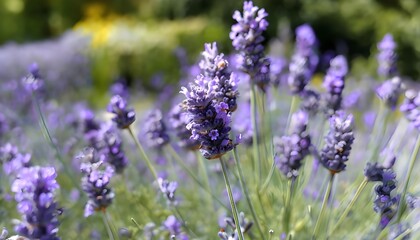 Obraz premium Flowers, Flowers In Garden, Flowers focus, lavender, rose, flowers in garden focusing on single flower, zoom in flower, plant,seed, wallpaper flowers, multiple flowers, grass